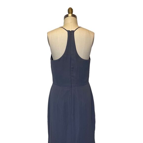 Hayley Paige Occasions Gray Sleeveless Gown - Picture 5 of 6
